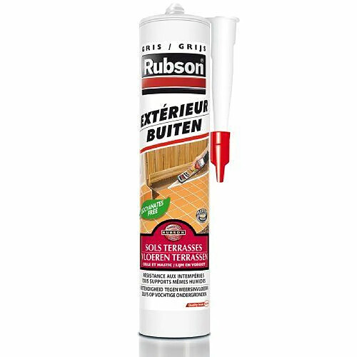 Rubson Mastic Construction Extérieur 280 ml Gris