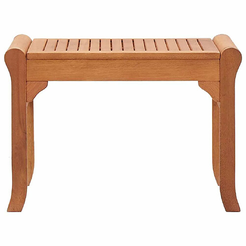 Maison Chic Banc de jardin | Chaise de jardin 64 cm Bois d'eucalyptus solide -GKD23628