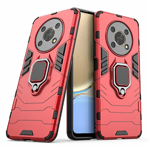 Coque en TPU anti-rayures, antichoc avec béquille rouge pour votre Honor X30