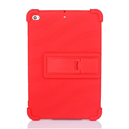 Coque en silicone Souple avec béquille rouge pour votre Apple iPad Mini 4/5