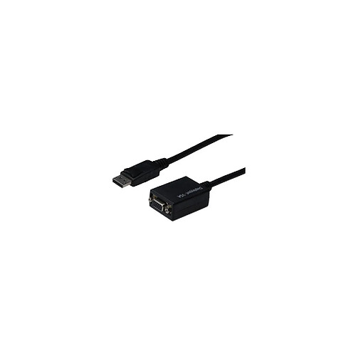 DIGITUS Câble adaptateur, DisplayPort - HD15, 0,15 m, noir ()