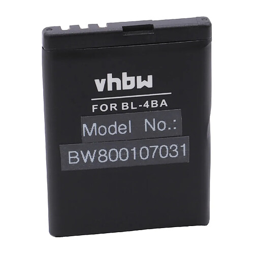 vhbw batterie compatible avec Nokia 7500 Prism, N76 smartphone (750mAh, 3,7V, Li-Ion)