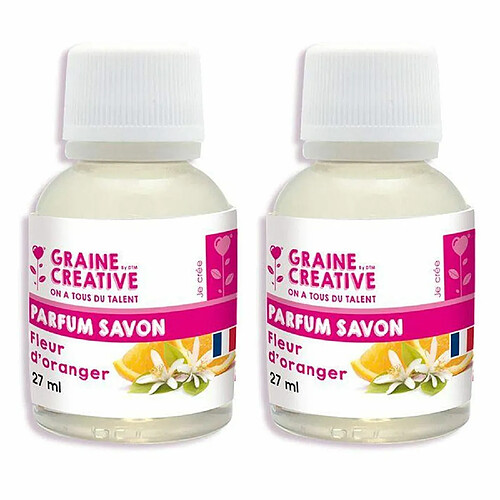 Graines Creatives Parfum pour savon 54 ml - Fleur d'oranger