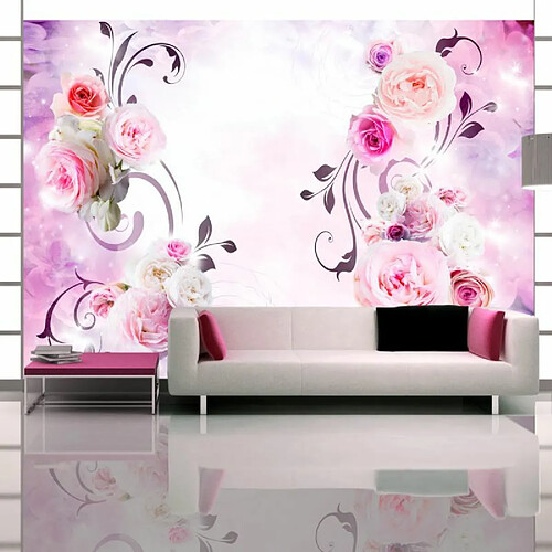 Paris Prix Papier Peint Rose Variations 105 x 150 cm