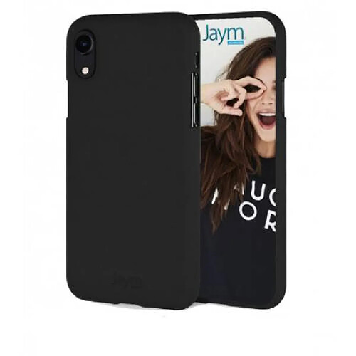 Jaym Coque pour Samsung Galaxy A03 4G EU Premium Soft Feeling Noir