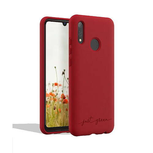 BIGBEN Coque Huawei P Smart 2019 Natura Rouge - Eco-conçue Just Green