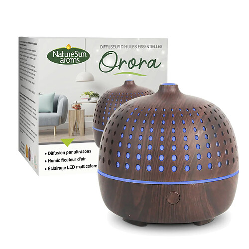 Naturesun'Aroms Diffuseur D'huiles Essentielles Orora Bois Foncé Natur'sun Aroms