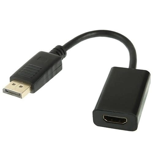 Wewoo Full HD 1080P DisplayPort Mâle vers HDMI Femelle Port Adaptateur de Câble, Longueur: 20cm