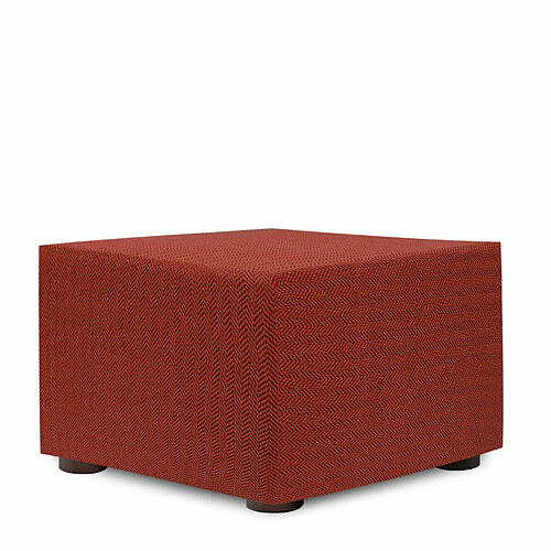 Housse de pouf Eysa JAZ Rouge foncé 100 x 65 x 100 cm