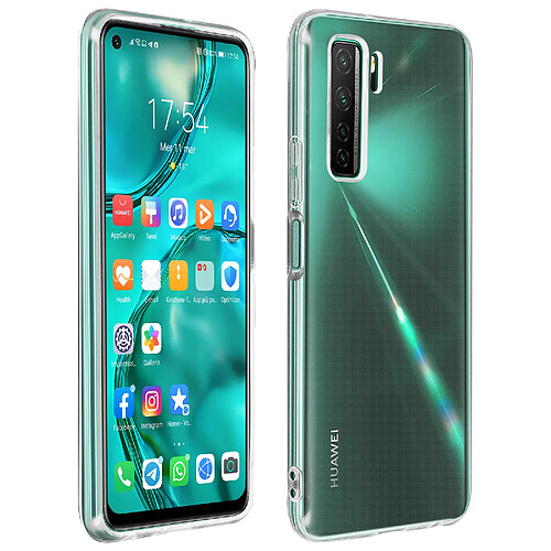 Avizar Coque Huawei P40 Lite 5G Silicone Gel Flexible Ultra-fine et Légère Transparent