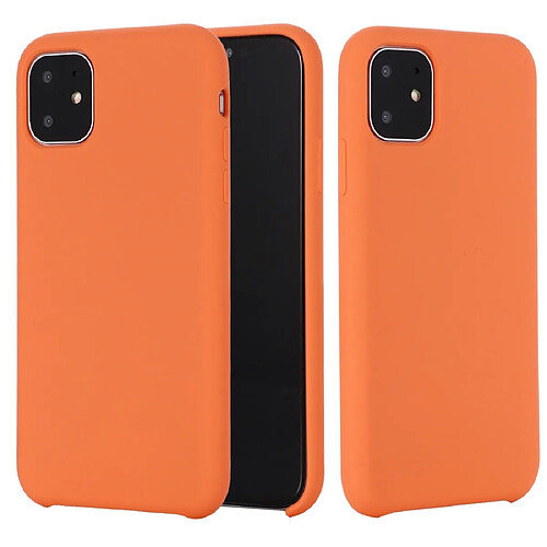 Wewoo Coque Souple Pour iPhone 11 antichoc en silicone liquide rouge melon