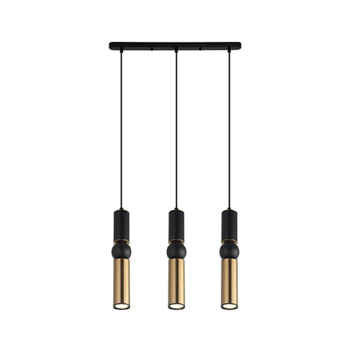 Luminaire Center Suspension Isidora Acier,Aluminium Noir, Bronze Antique