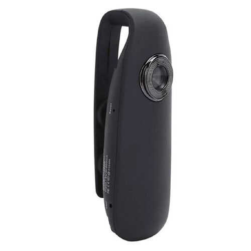 Chrono Mini caméra portable haute définition 1080P, avec pince arrière pour caméra de sport, micro USB 5 broches 30fps 50hz/60hz, spécialement conçue pour la carrosserie de la dash cam, moto et vélo(Noir)