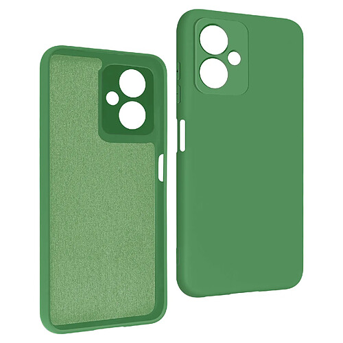 Avizar Coque pour Xiaomi Redmi Note 12 5G Silicone Semi-rigide Soft-touch Vert