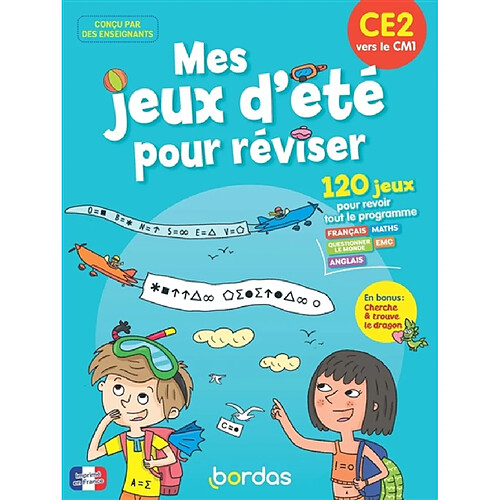 Mes jeux d'été pour réviser, CE2 vers le CM1