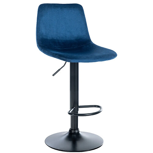 Non Tabouret de bar Divo velours noir