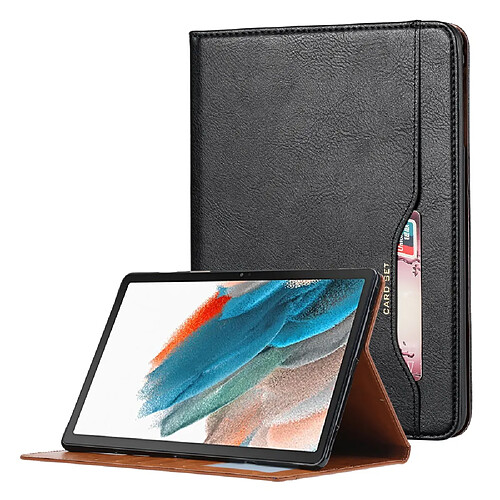 Etui en PU avec support couleur noir pour Samsung Galaxy Tab A8 10.5 (2021)