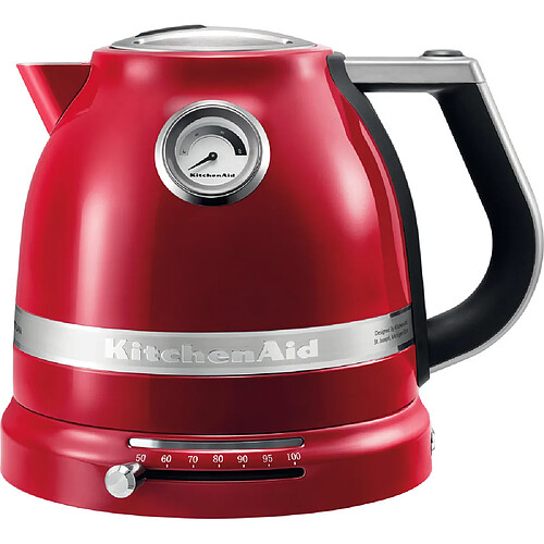 Kitchenaid bouilloire électrique de 1,5L 2400W rouge empire argent