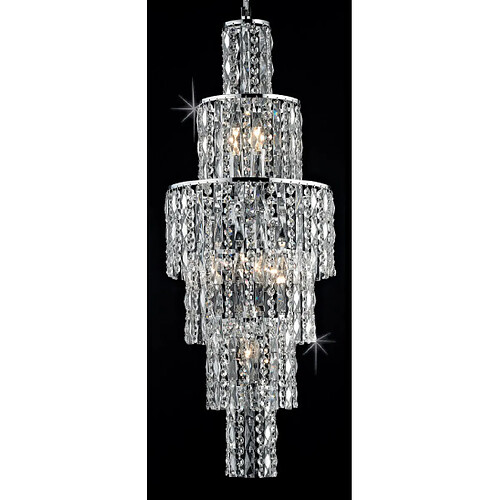 Lumière Chandelier New Chrome 85 Cm