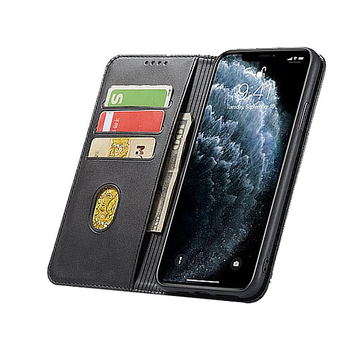 PHONECARE Coque MagneticFlipWallet pour Xiaomi Redmi 12 - Noir