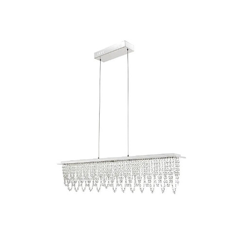 Globo Lighting Suspension LED Chrome 150x11x90cm