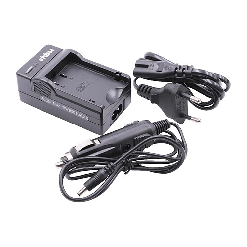 Vhbw Chargeur secteur + allume cigare + boitier de recharge pour batteries D-Li109 pour PENTAX K-R, KR, K-2, K2, K30, K-50, K-500