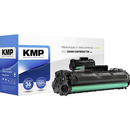 KMP Toner toner noir compatible avec CANON 728