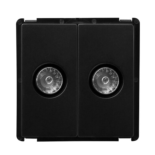 Ledkia Prise Double TV Modern Noir