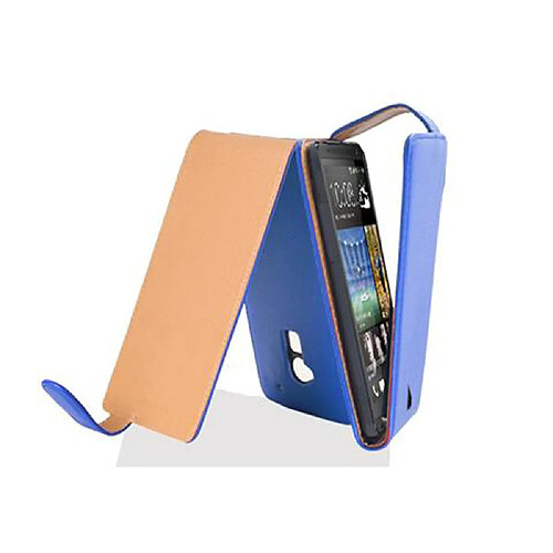 Cadorabo Coque HTC ONE MAX T6 Etui en Bleu