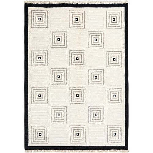 Vidal Tapis de laine 239x170 beige Darya