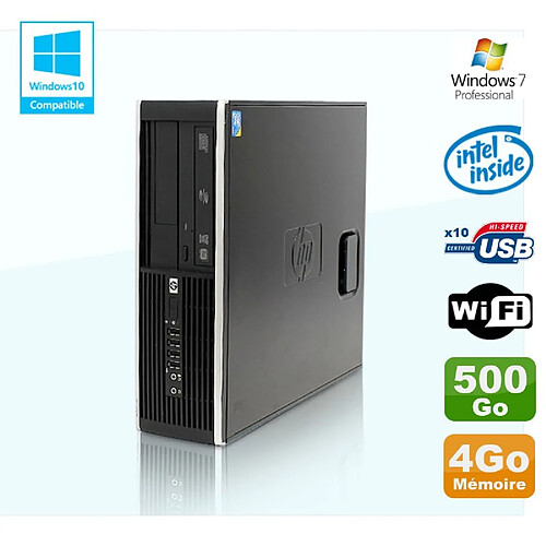 PC HP Compaq Elite 8100 SFF G6950 2,8 GHz 4Go 500Go Wifi Graveur W7 Pro · Occasion