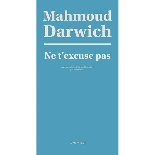 Ne t'excuse pas · Occasion