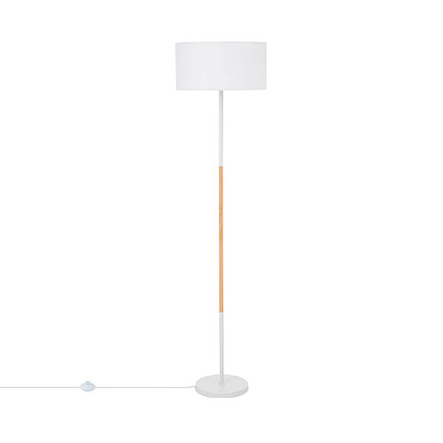 Ledkia Lampadaire Silinda Blanc