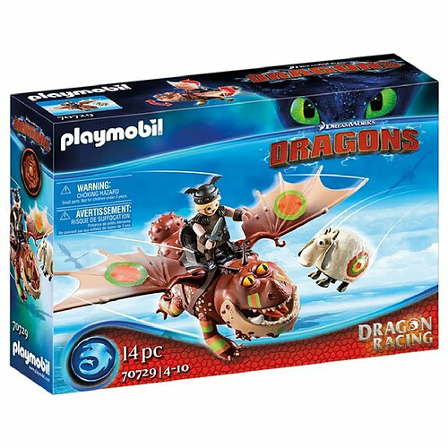 Playmobil® Dragons Dragon Racing: Varek et Bouledogre