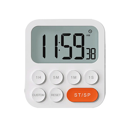 Universal Compteur Outils de cuisine Écran LCD portable Réveil magnétique réglable pour la maison Tableau ABS Minuteur numérique pour enfants