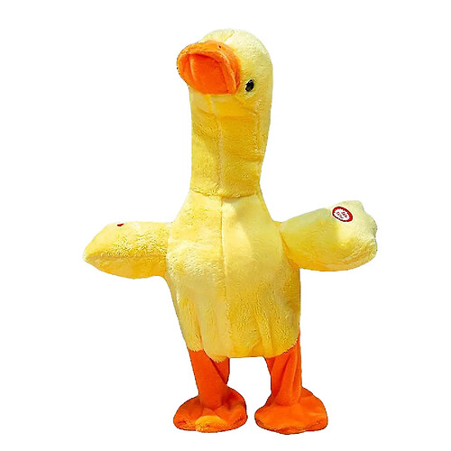 Universal Jouets en peluche pour tirer le petit canard jaune au cou, jouets pour accompagner les enfants qui se promènent et chantent