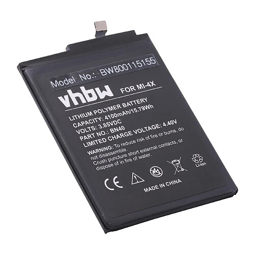 vhbw Li-Polymère batterie 4100mAh (3.85V) pour téléphone portable mobil smartphone comme Xiaomi BN40