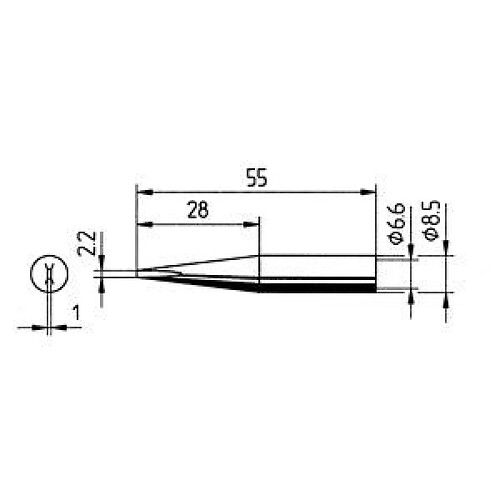 Ersa Panne à souder 2,2mm