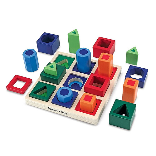 Melissa & Doug Jeu de tri et séquence de formes