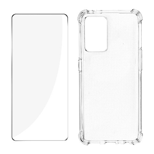 Avizar Pack Protection Oppo Find X5 lite Coque + Verre Trempé Transparent