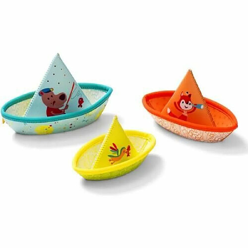 Lot de 3 petits bateaux flottants - Lilliputiens