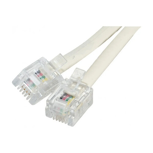 Abi Diffusion Cordon RJ11 4 conducteurs - 2.00M