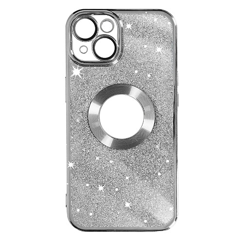 Avizar Coque iPhone 14 Paillette Argent