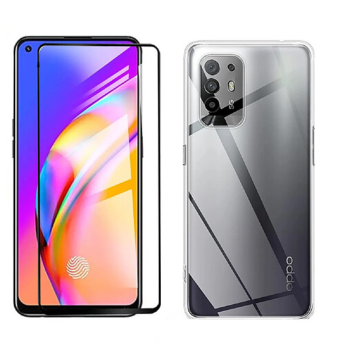 Xeptio OPPO A94 5G tpu et protection écran full noir