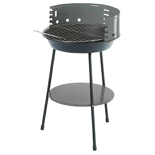 Barbecue rond 35 cm jardin Master Grill MG915 charbon de bois