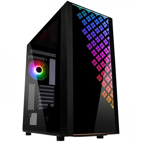 Boitier PC BITFENIX Dawn TG (Noir) - sans alimentation - Moyen tour - Format E-ATX