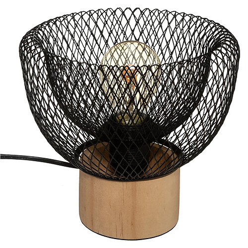 Atmosphera, Createur D'Interieur Lampe Ewan H 18,5 cm Noir - ATMOSPHERA