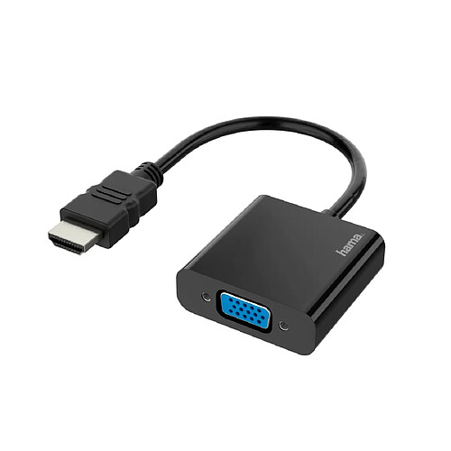 HAMA Adaptateur vidéo, fiche HDMI - port VGA, port audio, Full-HD 1080p