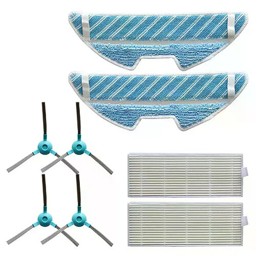 Filtres et brosses latérales pour aspirateur Conga série 1290 Y 1390, pièces de rechange