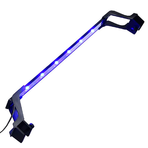 vidaXL Lampe à LED d'aquarium avec pinces 55-70 cm Bleu et blanc